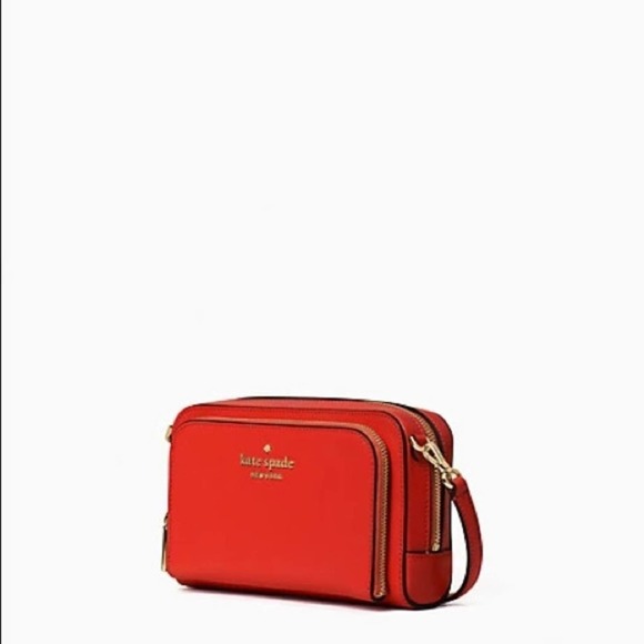 kate spade Handbags - Kate Spade Red Zip Around Crossbody Bag NWT